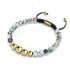 Baumachat | Gold | Balance Edelstein Makramee Armband